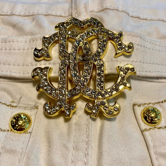 Roberto Cavalli Collection Sexy White Shorts - Picture 2 of 10